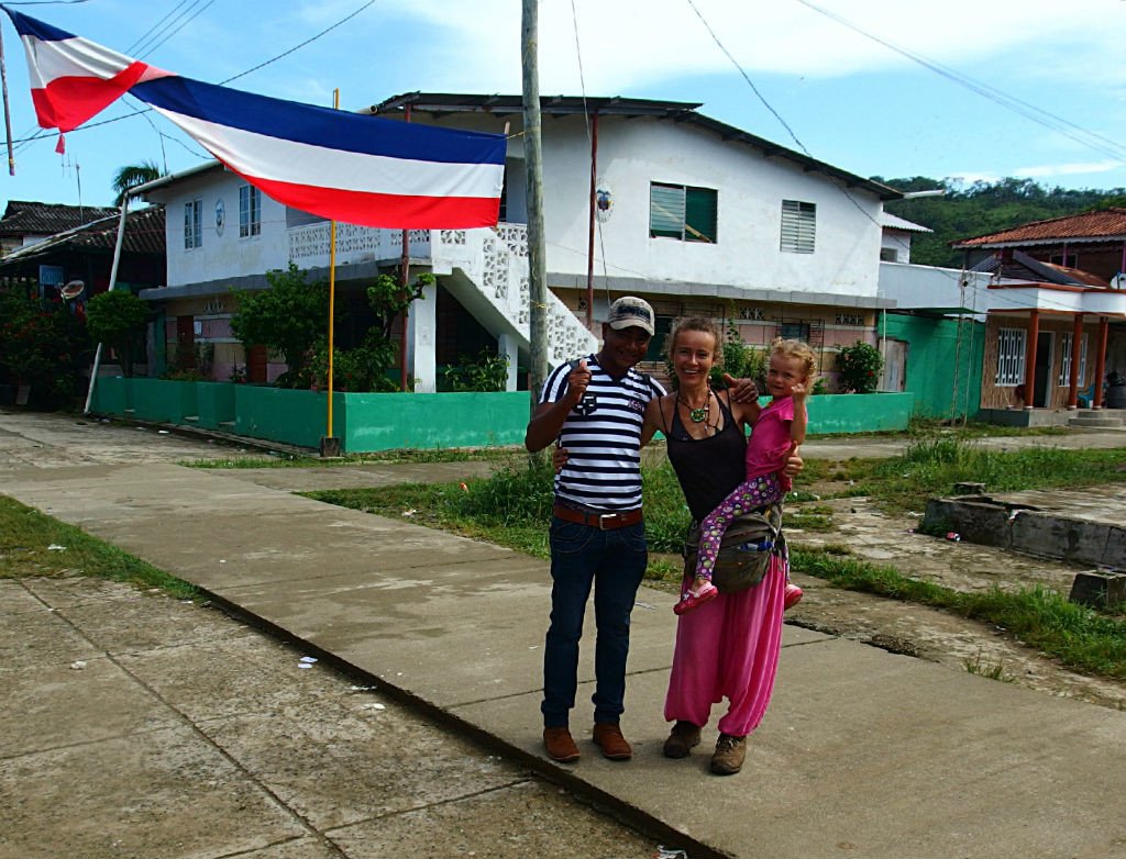 Pedro! Wzruszające spotkanie z naszym ukochanym uchodzca kubańskim juz po drugiej, bezpiecznej dla niego stronie. Puerto Obaldia, Panama.