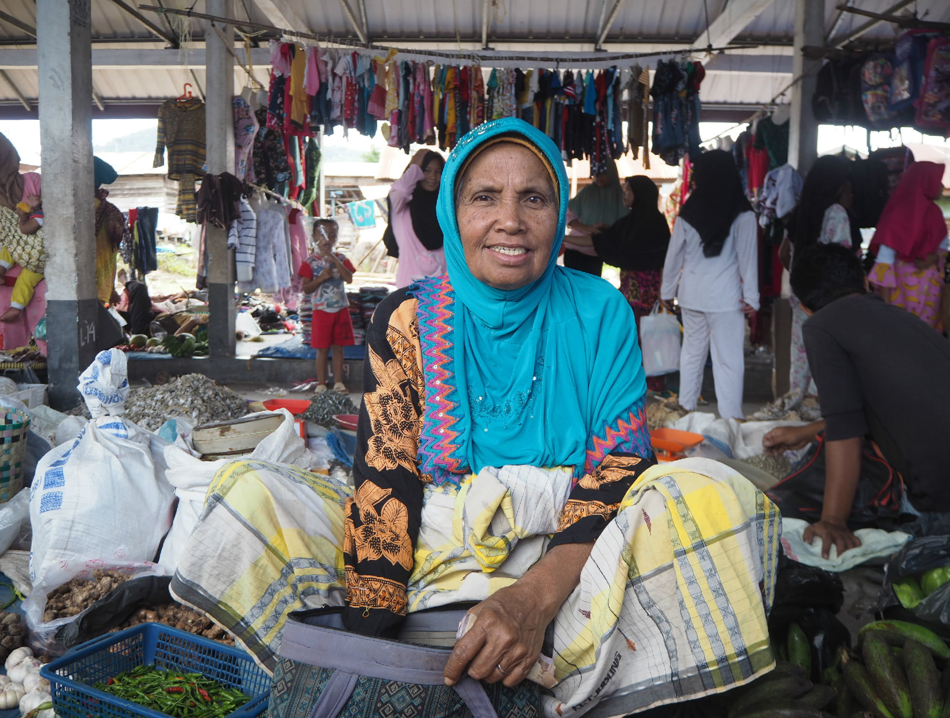 local market, Sumatra, Indonesia